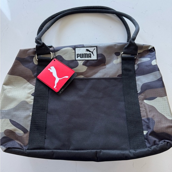 Puma Black and Gray Camouflage Tote NWT - Picture 1 of 6